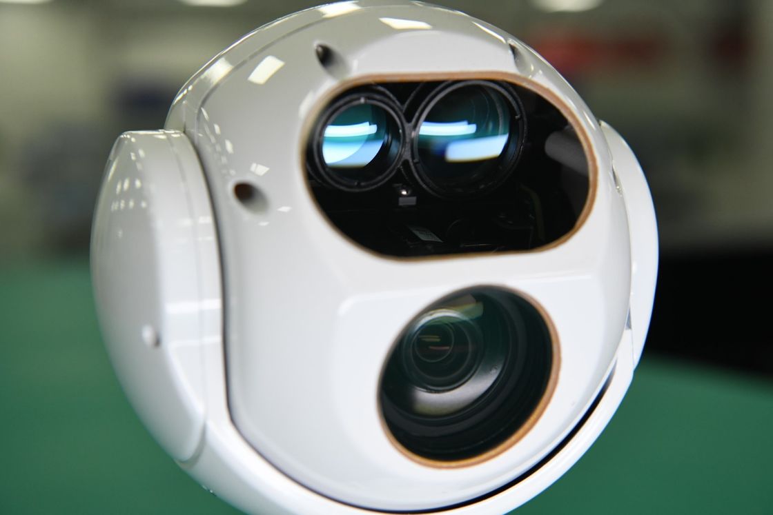 1080p Dua Axis 1kg EO Sensor Sistem Penargetan Elektro Optik Dengan Laser Rangefinder