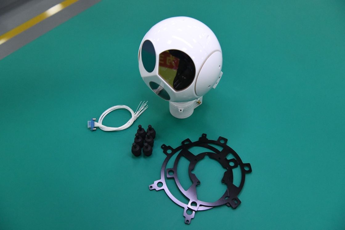Laser Rangefinder Kamera Elektro Optik Tiga sumbu 1kg EO IR Sensor Resolusi 640x512