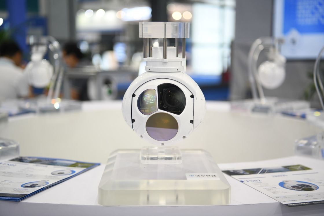 GPS Coordinate Resolving Airborne Electro Optical Pod EOIR Camera Untuk Fixed-Wing