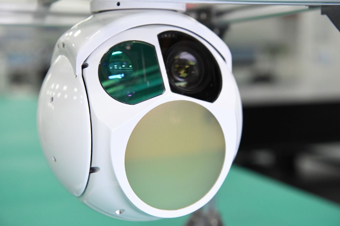 Diameter 170mm EO IR UAV Kamera Zoom Airborne Electro Optical Pod Dengan LRF