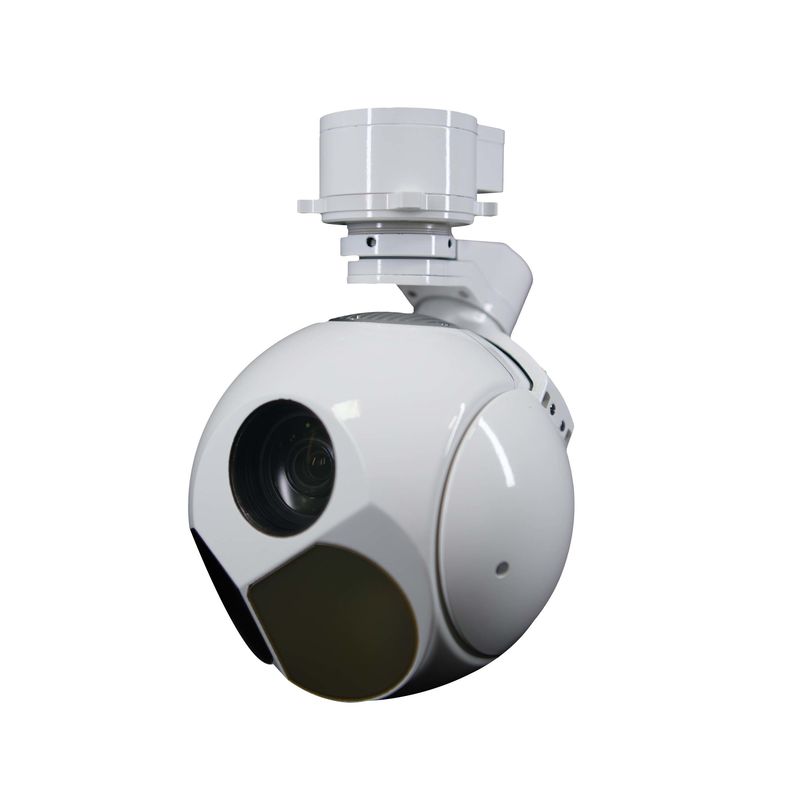 1.1kg Three Axis IR EO Sensor Kamera Gimbal UAV dengan Fungsi Mulai Laser