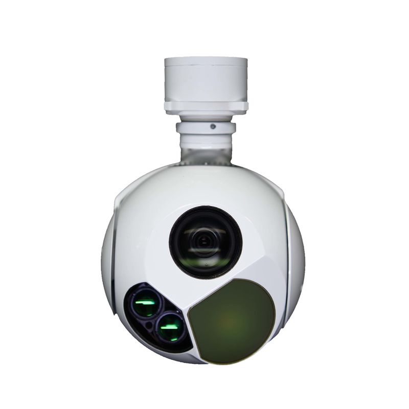 1.1kg Three Axis IR EO Sensor Kamera Gimbal UAV dengan Fungsi Mulai Laser