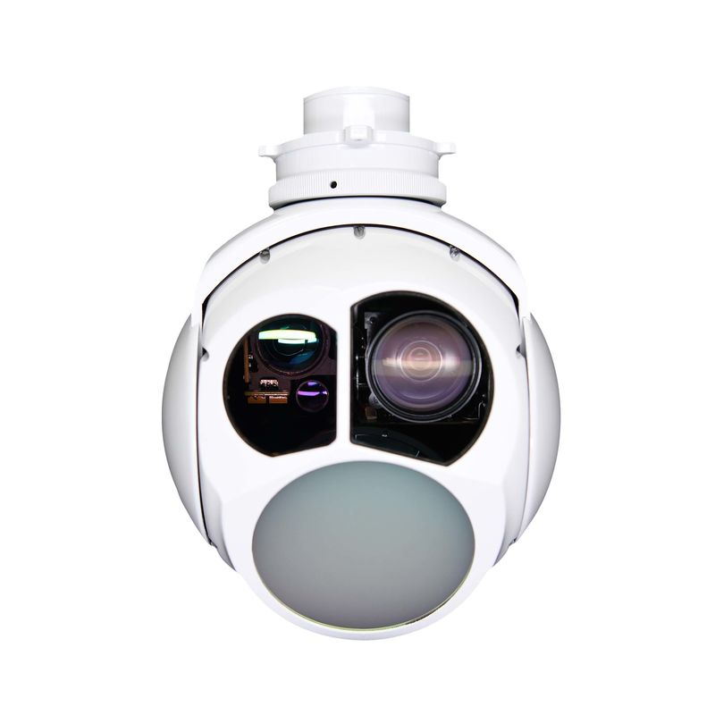 4k HD LWIR PTZ 30x Optical Zoom UAV Kamera Keamanan Termal Untuk Deteksi